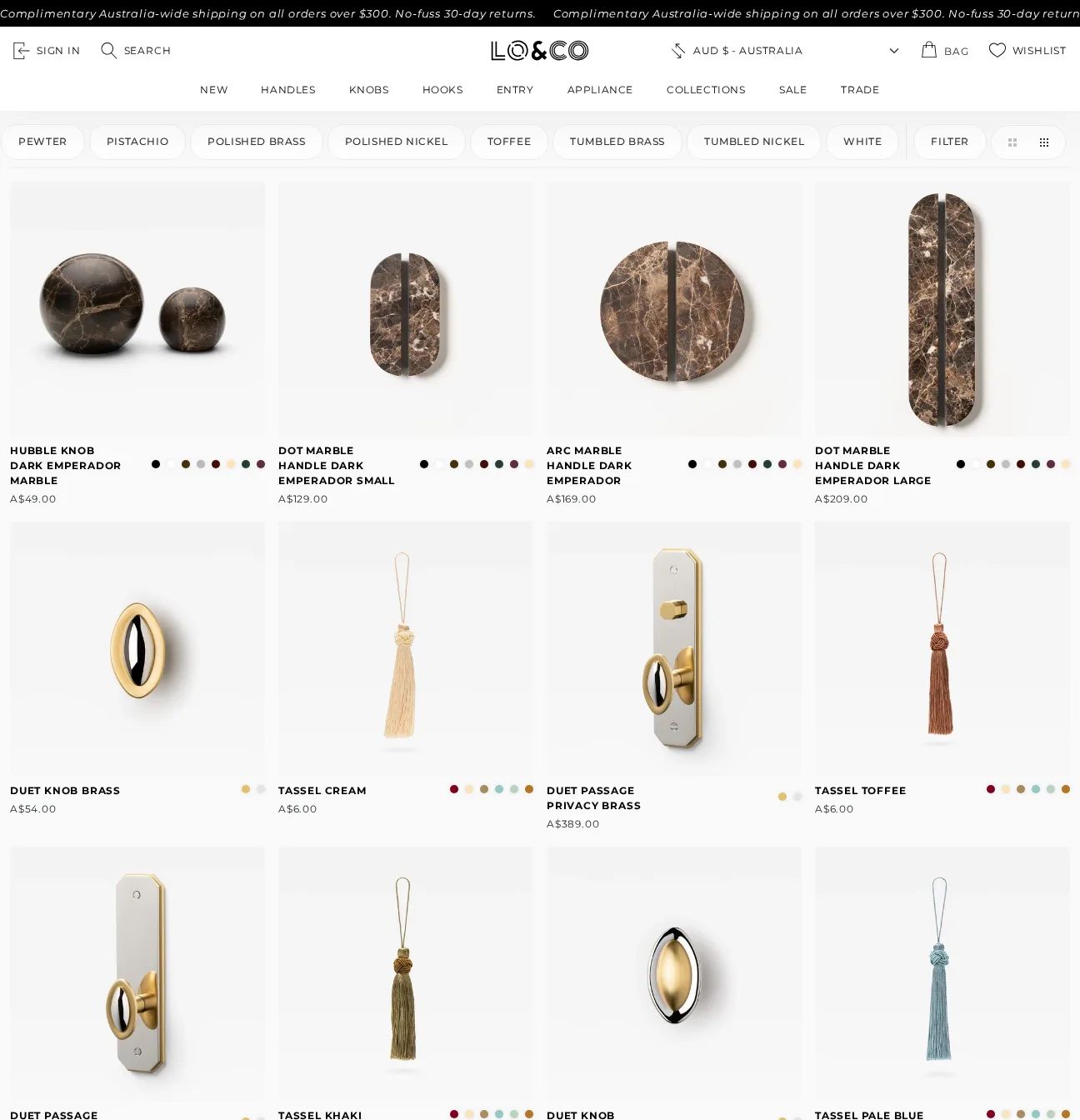 Lo & Co Interiors desktop screen 2