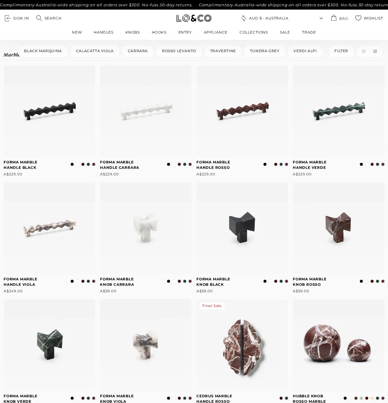 Lo & Co Interiors desktop screen 4