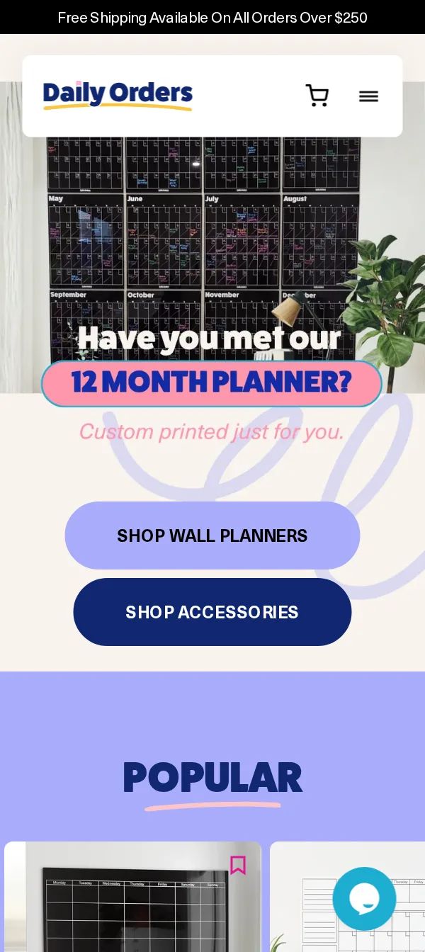 Daily Orders mobile screen 1