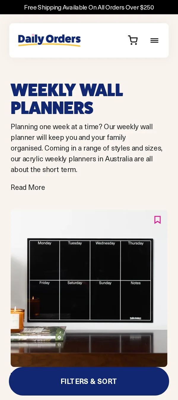 Daily Orders mobile screen 2