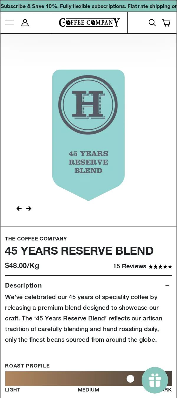 Coffee Company Australia mobile screen 3