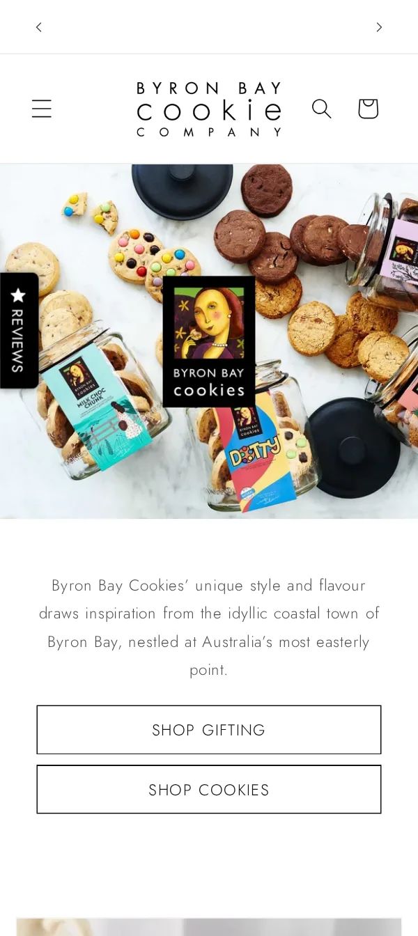 Byron Bay Cookie Company mobile screen 4